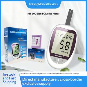 Kit de mesure de la glycémie fiable, appareil de test du diabète avec bandelettes de test et lancettes, résultats rapides et précis, appareil portable pour les soins à domicile - Product Image 2