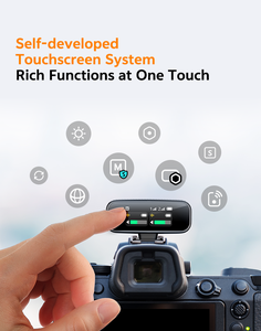 Système de microphone cravate sans fil Syncmic S20 à double microphone avec écran tactile et réduction de bruit AI pour l'<span class=keywords><strong>enregistrement</strong></span> et les appels, mini microphone <span class=keywords><strong>d</strong></span>'identification - Product Image 4