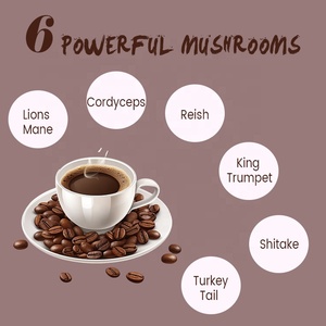 กาแฟผงเห็ดสำเร็จรูปแบบ OEM แบรนด์ส่วนตัว ผสมน้ำมัน MCT เพื่อเพิ่มพลังงาน สมาธิ การย่อยอาหาร และภูมิคุ้มกัน - Product Image 3