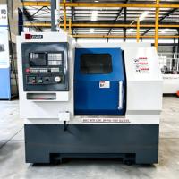 Mesin Bubut CNC CK32 Slant Bed Presisi Tinggi dengan Kontrol GSK