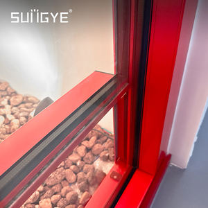 Fenêtres coulissantes à double battant verticales, fenêtres coulissantes en aluminium <span class=keywords><strong>Aluk</strong></span> pour maison - Product Image 2