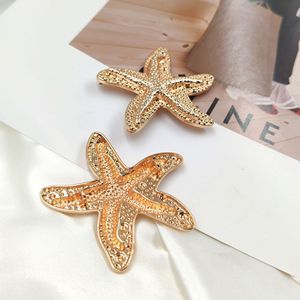Tùy Chỉnh Sao Biển Thiết Kế Kim Loại Vàng Nút Ưa Thích 55Mm Lớn Lớn Nút Cho Quần Áo Trang Trí Chân Nút Cho Phụ Nữ Phù Hợp Với - Product Image 2