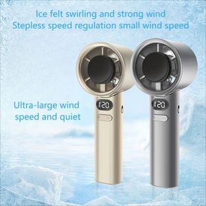 Carga USB, Regulación de Velocidad Continua de 120 Niveles, Batería de Larga Duración, Pantalla LED Digital, Ventilador Pequeño Portátil - Product Image 2