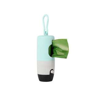 <b>Dog</b> <b>Poop</b> <b>Bag</b> <b>Holder</b> Dispenser with LED Flashlight - Night Visibility for Safe Evening Walks - Product Image 1