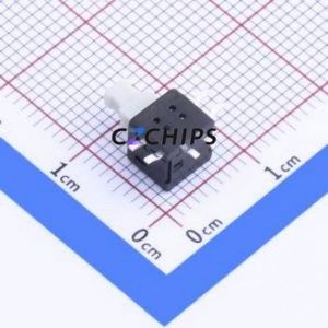 BTSA-L-S-6 <b>Push</b> <b>Button</b> <b>Switch</b> SMD <b>Switch</b> Self-Locking Square <b>Button</b> Horizontal Mount 50mA - Product Image 2