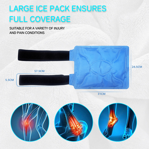 Wiederverwendbare, verstellbare Nylon-Gel-Gelenk-Eisbinde, Kühlpack für Heiß-Kalt-Therapie, Knie- und Knöchelschmerzen, Sportverletzungen - Product Image 3