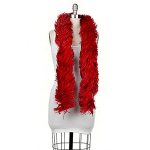 Écharpe naturelle Châle Coque Poulet Coq Plume <span class=keywords><strong>Boa</strong></span> pour Femmes Carnaval Halloween Fête Décor Vêtements Costume Danse Accessoire - Product Image 4
