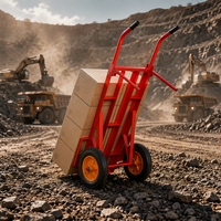 Chariot à main pliable robuste, chariot à plateforme de 200 kg pour le déménagement en entrepôt