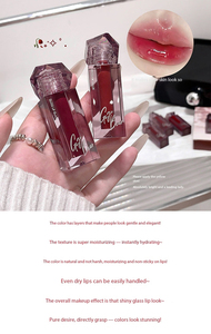 ลิปกลอสเนื้อคริสตัลเพชร Gege Bear Private Label รุ่นขายดีที่สุด ให้ความฉ่ำวาวดุจน้ำ ติดทนนาน ให้ลุคแมตต์ - Product Image 5