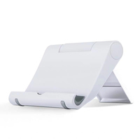 Support de téléphone et tablette pliable et réglable en plastique, support de bureau rotatif multi-angles pour la maison, le bureau, les études et les voyages