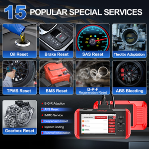 Kingbolen S800 OBD2 Outil de diagnostic automobile 4 systèmes ABS SRS ECM TCM 15 fonctions de réinitialisation Huile SAS ETS Utilisation gratuite - Product Image 4