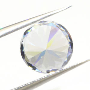 2000 piezas/lote de circonita cúbica 8A de alta calidad, corte a máquina redondo, 8 corazones 8 flechas, gemas sueltas de circonita cúbica para joyería - Product Image 2