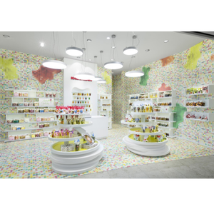 Conception de <span class=keywords><strong>magasin</strong></span> de bonbons moderne conception 3d <span class=keywords><strong>magasin</strong></span> de bonbons rendu mise en page meubles à vendre - Product Image 1