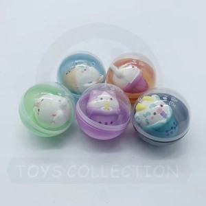 ของเล่นบีบคลายเครียดรูปสัตว์การ์ตูน PU ยี่ห้อ Yiwu JO แบบค่อยๆคืนรูป ขนาด 50 มม. 60 มม. บรรจุในแคปซูลสำหรับเครื่องขายสินค้าอัตโนมัติ - Product Image 5