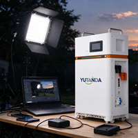 Batterie solaire empilable YUTANDA 16 kWh LiFePO4 51,2 V 12 000 cycles 15 kW pour stockage d'énergie résidentiel complet