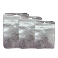 Sac Ziplock Long Holographique en Plastique Personnalisable pour Extensions de Cheveux, Perruques, Montres, Bijoux et Emballage Cadeau