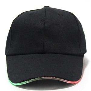 Casquette noire avec 5 lumières LED, chapeau de Baseball, pêche, randonnée, sangle réglable, travail de nuit, Camping, collection