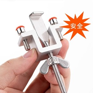 Verrou de porte en alliage d'aluminium avec vis allongée pour portes à ouverture vers l'intérieur, verrou de sécurité à deux points - Product Image 3