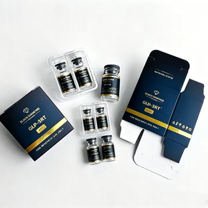 Boîtes d'emballage personnalisées pour flacons de peptides avec plateau, en carton, avec impression d'étiquettes, en <span class=keywords><strong>vinyle</strong></span> holographique brillant, pour flacons de 2ml, 3ml, 5ml - Product Image 4