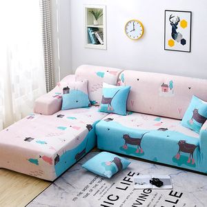 Fundas de Sofá Elásticas de Tela Baratas en Forma de L para el Hogar, Estilo Nórdico, Fundas para Sofá de 5 Plazas - Product Image 5