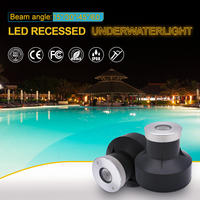 Lampe LED Rouge 1W de Haute Qualité pour Piscine, Prix Usine, IP68, en Acier Inoxydable 316, Encastrée et Étanche pour Piscine et SPA