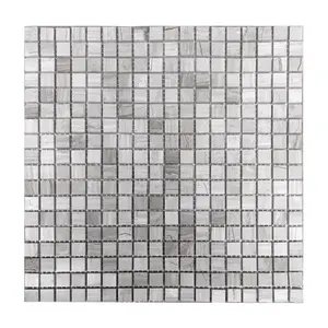 Precio bajo 15x15 baldosas de mosaico de piedra natural antideslizante para piso y azulejo de piso de pared de baño