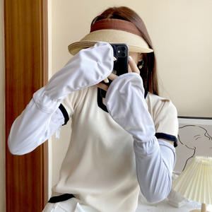 थोक UV सुरक्षा सांस लेने योग्य बर्फ रेशम आस्तीन - Product Image 4