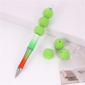 20MM Mocha Resin Diamond Ball Transparent Drill Straight Hole <b>Bead</b> Hand Chain Keychain Pendant Pen Cover Jewelry Accessories - Product Image 4