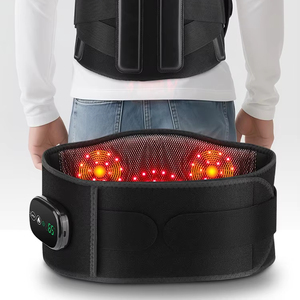 Cinto Massageador de Cintura Sem Fio Recarregável com Aquecimento e Controle de Tempo, Mais Novo de 2025, para Alívio da Fadiga e Relaxamento Muscular - Product Image 1