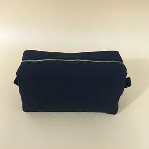 Pochette à maquillage avec logo personnalisé en stock, sac à main en toile de coton haute capacité pour cadeaux - Product Image 4