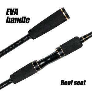 Canne à pêche spinning OEM ODM 2,13 m pour leurres, poignée EVA, anneaux en céramique, action légère ML, carbone 40T+30T, pour la pêche au bar - Product Image 5