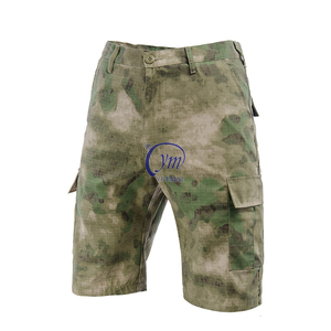Ripstop 65% Polyester 35% Coton Woodland Camo Été BDU <span class=keywords><strong>Pantalon</strong></span> Formation Randonnée Tactique Shorts <span class=keywords><strong>Pantalon</strong></span> Pour Hommes - Product Image 3