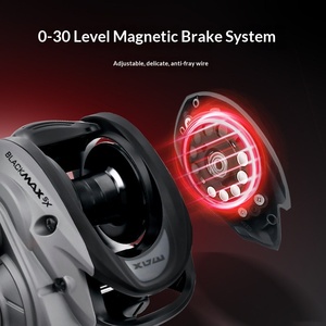 Carrete de Pesca ZGLY Abu <span class=keywords><strong>Garcia</strong></span> 26 NEW Black Bmax SX para Mano Derecha o Izquierda, Relación 6.8:1, Fibra de Carbono - Product Image 6