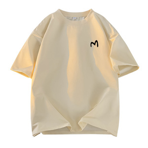 T-shirt da uomo in cotone pesante 330g, <span class=keywords><strong>super</strong></span> pesante 300gsm, spessa, oversize, con spalle scese, girocollo, vestibilità squadrata - Product Image 5