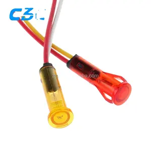 Nuova vendita calda HNXD1.2 100V-125V 200V-250V serie Led lampada di segnalazione con indicatore luminoso di linea rosso giallo