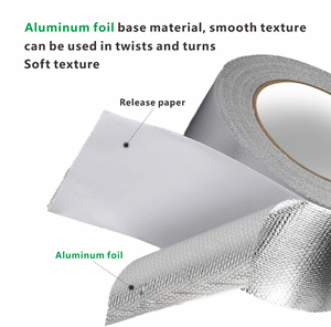 48mm 50mm 75mm materiale ausiliario per imballaggio nastro Kraft rinforzato Fsk nastro adesivo rinforzato in alluminio - Product Image 2
