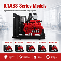 Moteur diesel turbocompressé SCDC Cums KTA38 Series KTA38-P1200 1800 tr/min pour pompe de transfert d'eau industrielle et génie civil