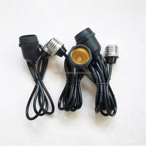 Lampen fassung Verlängerung kabel E27 bis E27 Sockel Lichterketten Verlängerung lampen halter - Product Image 4