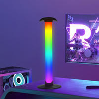 Lampe LED RGB pour la décoration de la maison, panneau lumineux intelligent, éclairage RGB pour jeux, bande LED intelligente à rythme sonore