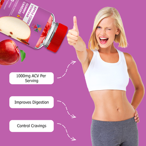Premium High Apple Cider Vinegar <b>Gummies</b> with Raspberry Ketone Help <b>Slimming</b> Shape Weight Management Herbal <b>Gummies</b> - Product Image 6