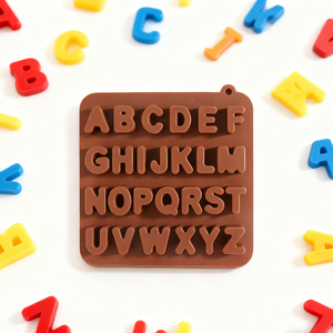 Voorraad Letter Chocolade Siliconen Mallen Letter Stencils Mal Of Het Maken Van Chocolade Biscuit Cake Bakken Dessert Gummy Fondant - Product Image 5