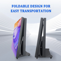 Layar Poster LED Lipat P2.5 P2 P1.8 P1.5 P1.25 Indoor Full Color HD Proses GOB Vertikal, Dijual Langsung dari Pabrik