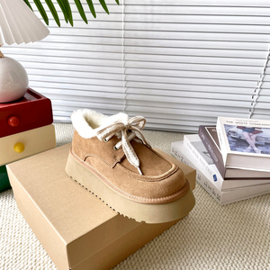 Botas de Invierno Clásicas para <span class=keywords><strong>Mujer</strong></span>, Diseño Nuevo 2026, Alta Calidad, Casuales, para Interiores y Exteriores, de Satén y Gamuza, con Plantilla de Piel - Product Image 6