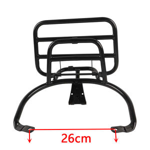 Estantes Plegables para Motocicleta para <span class=keywords><strong>VESPA</strong></span> GTS GTV 300 <span class=keywords><strong>Sprint</strong></span> Primavera 150, Portaequipajes Trasero de Aluminio para Scooter, Respaldo - Product Image 2