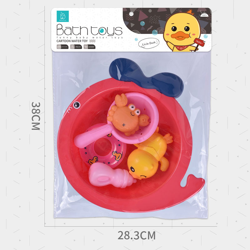 Игрушки для ванной комнаты намотки Игрушки для маленьких детей, комплект из 6 штук, Эко-дружественных животные для ванны водный игрушки для ванной