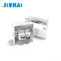 Boîtier de distribution encastré en plastique à 6 voies JINHAI, certifié 3C/CE, indice de protection IP30, 220-380V 150A, pour usage domestique intérieur