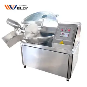 Professional Vertical Sausage Meat Chopper Blender Mixer Minced Machine Food Meat Bowl Cutter for factory
