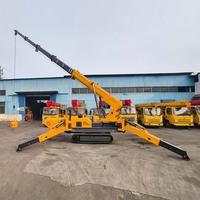 Grue araignée certifiée CE, personnalisable, 3T 4T, avec ventouse pour levage de verre, pour l'installation de murs rideaux en hauteur