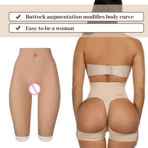 Silicon Gesäß und Hüften Fake Pussy Künstliche <span class=keywords><strong>Vagina</strong></span> Höschen Männlich bis Weiblich Transgender Anzug - Product Image 5
