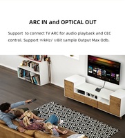 Récepteur de streaming audio WiFi 2.4G&5G BT5.4 Optique AUX Airplay Lecture multiroom DLNA Streamer Lecteur de musique pour amplificateur